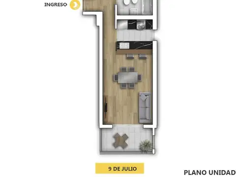 Departamento en Venta en Centro, Rosario