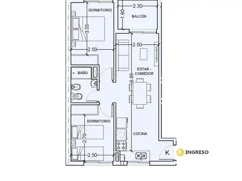 Departamento en Venta en Centro, Rosario