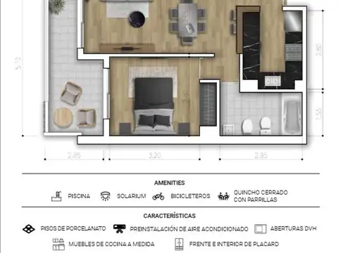 Departamento en Venta en Pichincha, Rosario