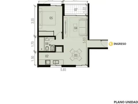 Departamento en Venta en Centro, Rosario