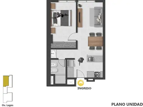 Departamento en Venta en Nuestra Señora De Lourdes, Rosario