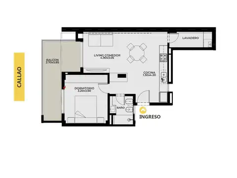 Departamento en Venta en Centro, Rosario