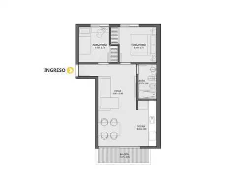 Departamento en Venta en Centro, Rosario