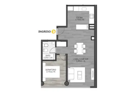 Departamento en Venta en Centro, Rosario