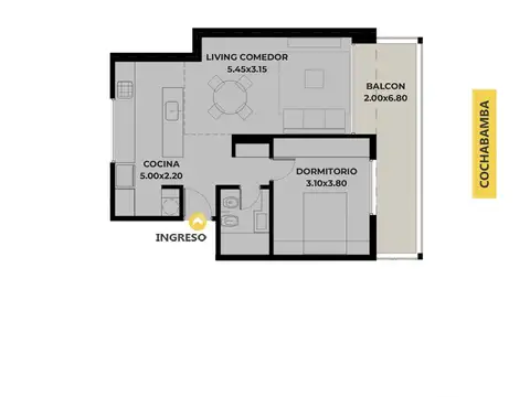 Departamento en Venta en Abasto, Rosario