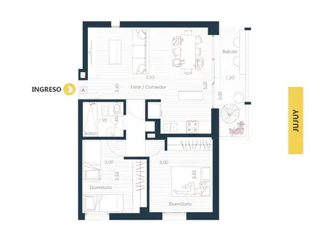 Departamento en Venta en Pichincha, Rosario