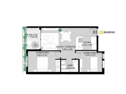 Departamento en Venta en Martin, Rosario