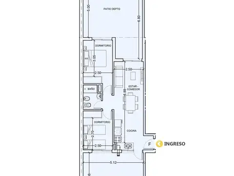 Departamento en Venta en Centro, Rosario