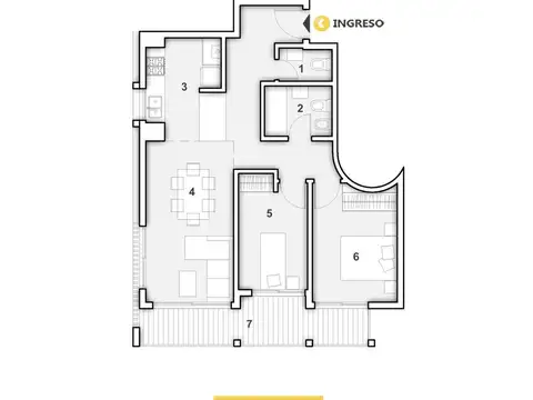 Departamento en Venta en Alberdi, Rosario