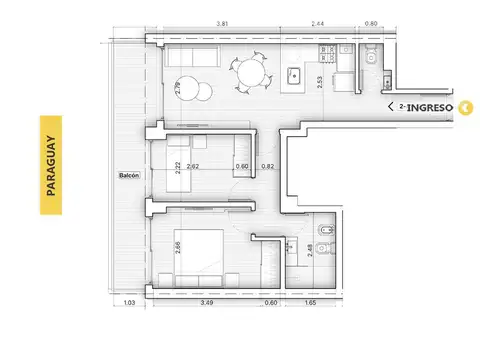 Departamento en Venta en Centro, Rosario