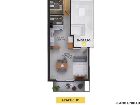 Departamento en Venta en Martin, Rosario