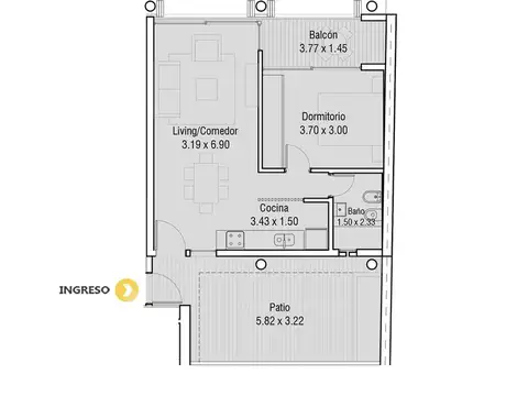 Departamento en Venta en Centro, Rosario