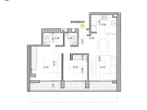 Departamento en Venta en Centro, Rosario