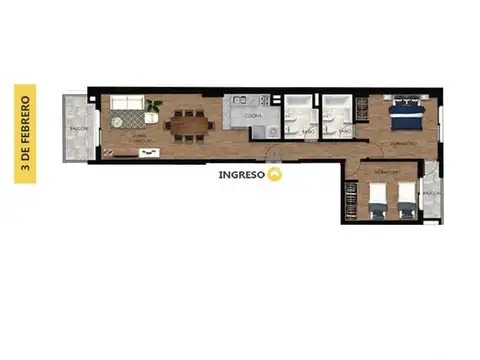 Departamento en Venta en Martin, Rosario