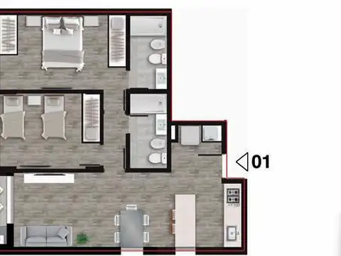 Departamento en Venta en Macrocentro, Rosario
