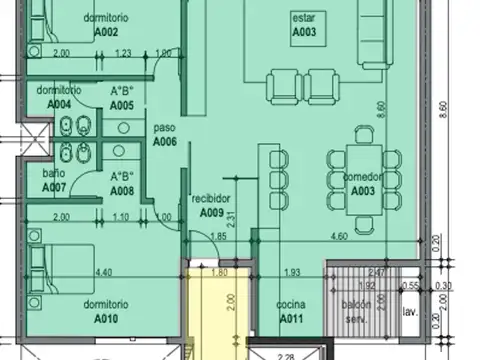 Departamento en Venta en Esperanza, Las Colonias