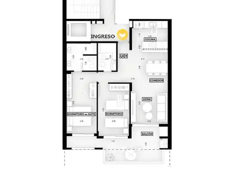 Departamento en Venta en Centro, Rosario