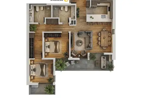 Departamento en Venta en Centro, Rosario