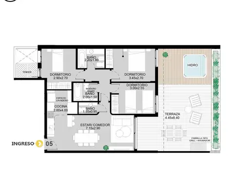 Departamento en Venta en Martin, Rosario