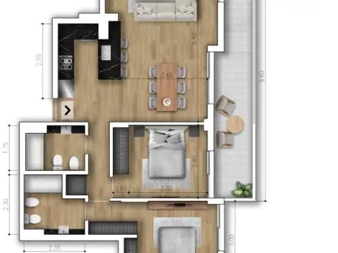 Departamento en Venta en Centro, Rosario