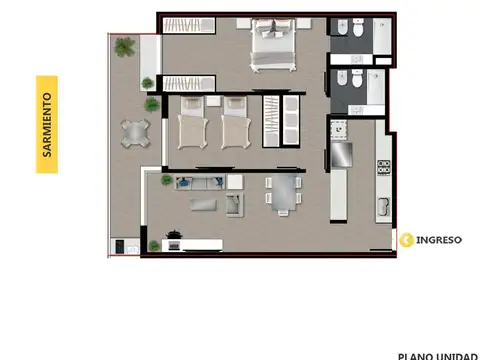 Departamento en Venta en Centro, Rosario