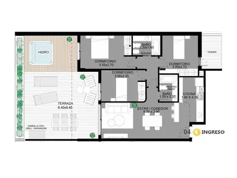 Departamento en Venta en Martin, Rosario
