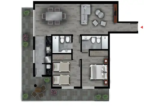 Departamento en Venta en Martín, Rosario