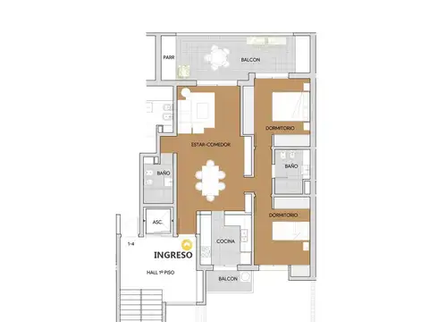 Departamento en Venta en Funes, Rosario