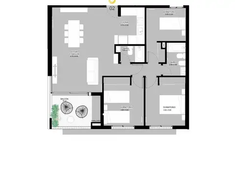 Departamento en Venta en Centro, Rosario