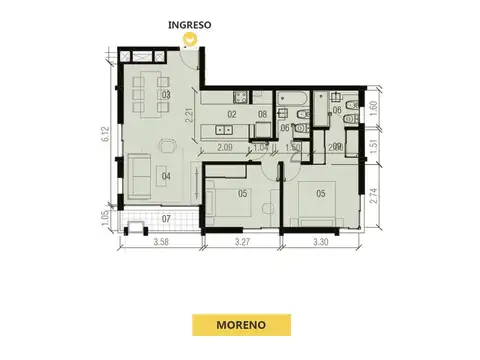 Departamento en Venta en Centro, Rosario