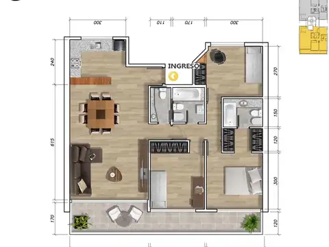 Departamento en Venta en Centro, Rosario