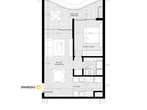 Departamento en Venta en Centro, Rosario