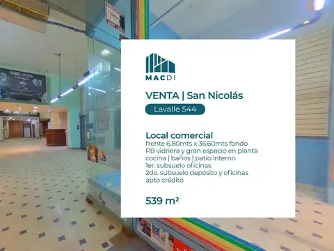 Local en Venta en San Nicolás, CABA
