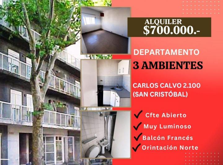 Departamento · 47m² · 3 Ambientes