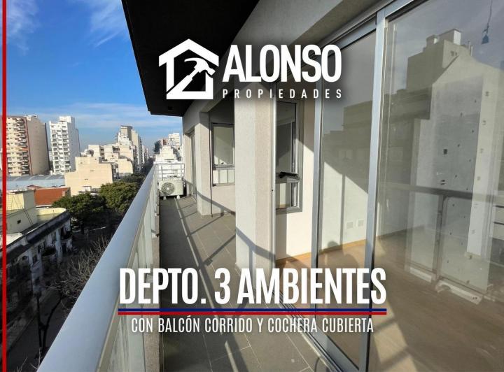 Departamento · 90m² · 3 Ambientes · 1 Cochera