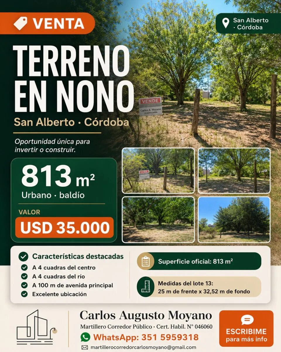 Lote de Terreno en Nono