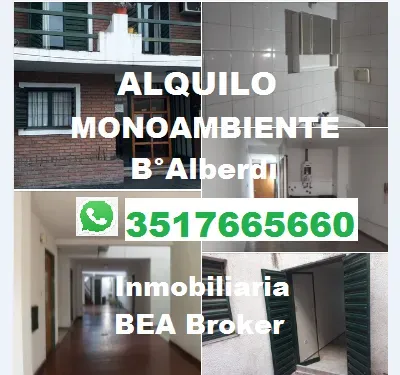 Alquilo Dpto Monoambiente. Alberdi