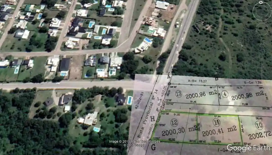 DOS LOTES A LA VENTA SOBRE LA RUTA PROVINCIAL 14 - SAN ANTONIO