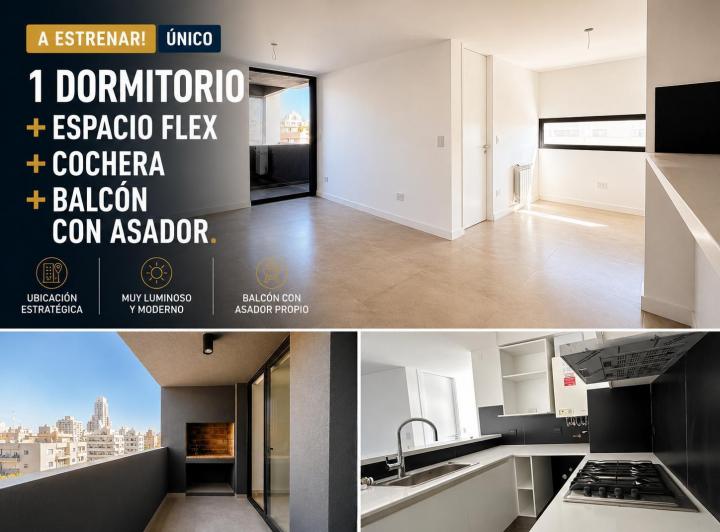 Departamento · 73m² · 2 Ambientes · 1 Cochera