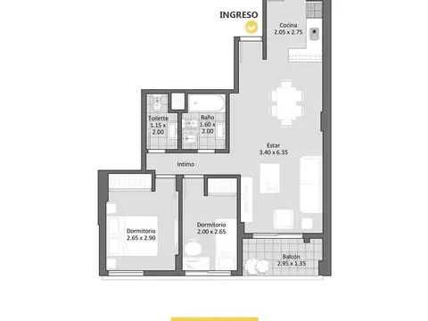 Departamento en Venta en Centro, Rosario