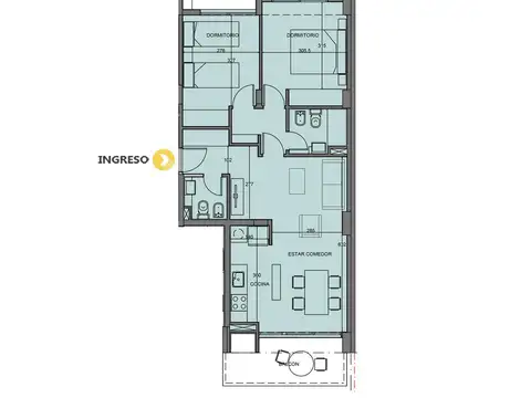 Departamento en Venta en Centro, Rosario