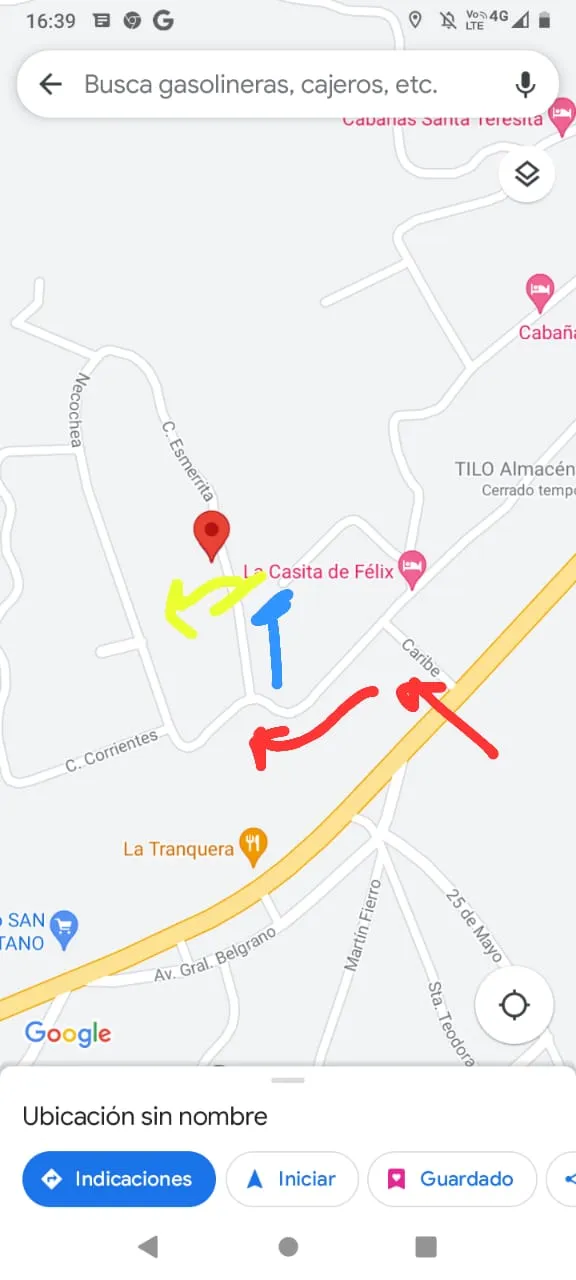 EXCELENTE LOTE DE TERRENO - 590 m2 - PENDIENTE POSITIVA a 600 metros del centro Barrio Caribe