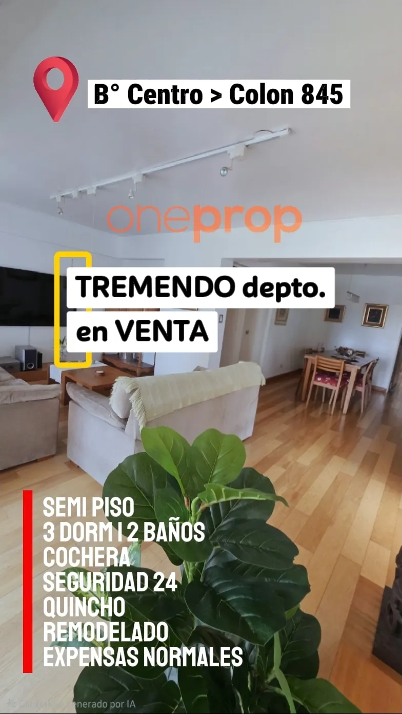 TREMENDO DEPTO IMPECABLE TOTALMENTE REMODELADO, PARECE DE REVISTA! CON COCHERA
