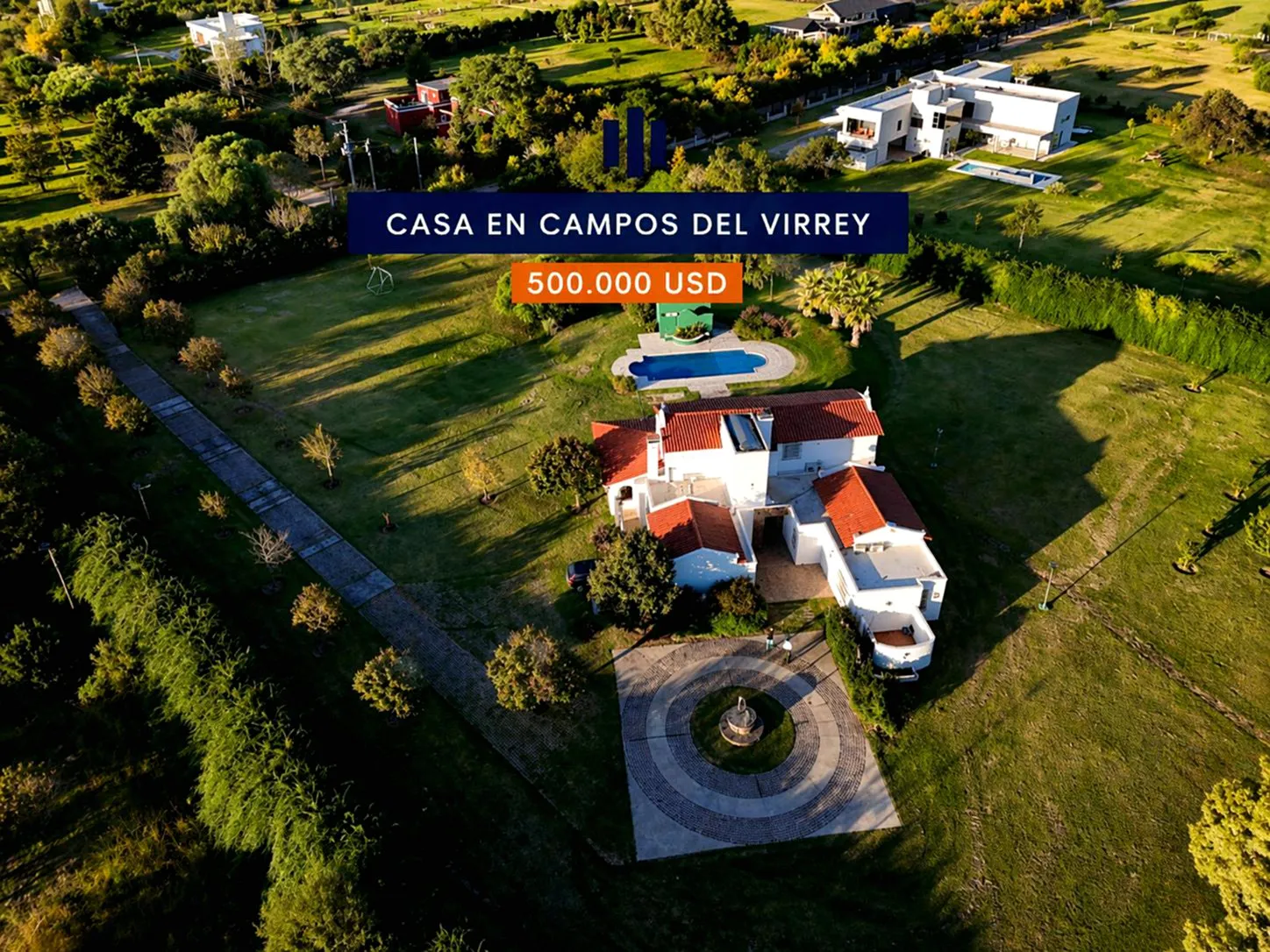 PROPIEDAD DE CATEGORÍA - CAMPOS DEL VIRREY - UNA HECTAREA