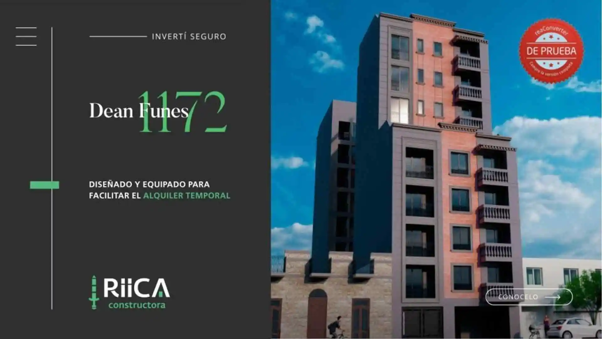 Exc Departamento en Venta 1 Dormitorio con cochera