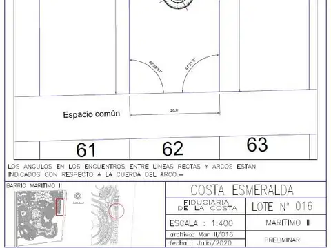 Terreno en Venta en Costa Esmeralda, Partido de La Costa
