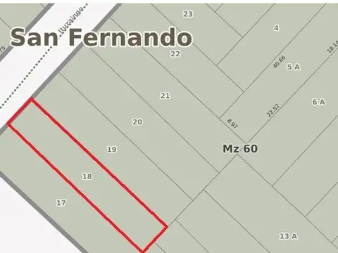 Terreno en Venta en San Fernando, Partido de San Fernando