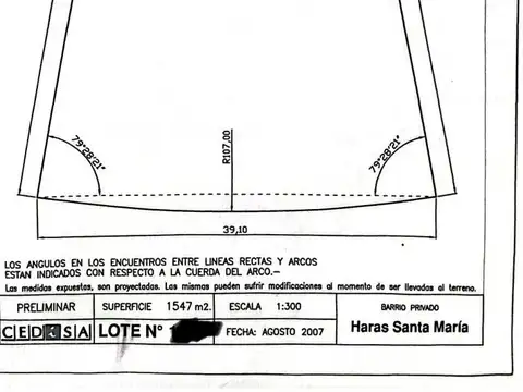 Terreno en Venta en Haras Santa Maria, Countries y Barrios Cerrados en Escobar