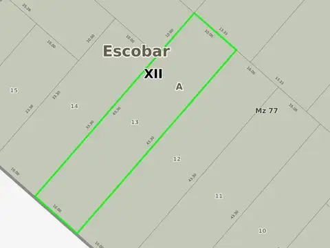 Terreno en Venta en Belen de Escobar, Partido de Escobar