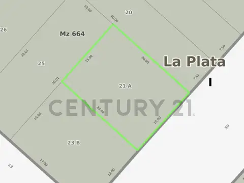 Terreno en Venta en La Plata, Partido de La Plata